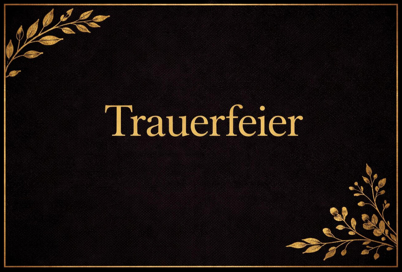 Trauerfeier