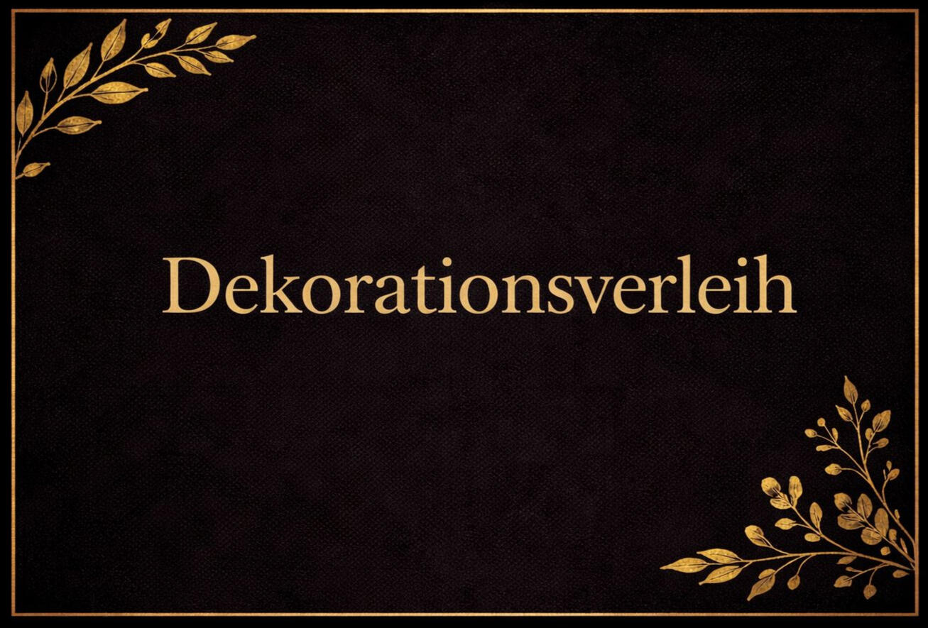 Dekorations - Verleih